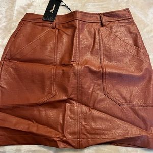 Leather Skirt